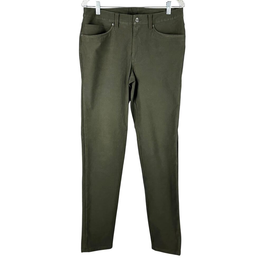 Lululemon ABC Slim-Fit Pant Utilitech Dark Olive Men's Size 31 x 33 EUC